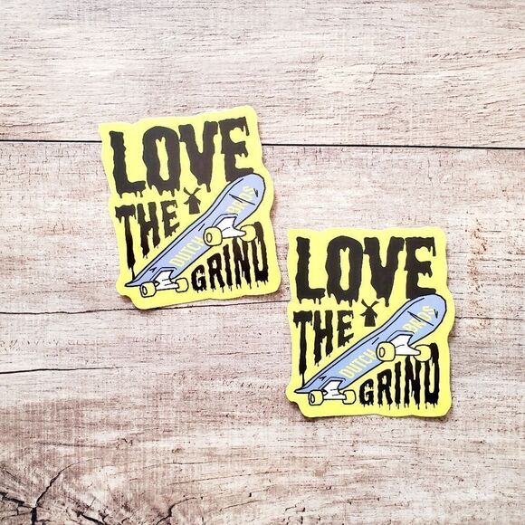 Dutch Bros September Exclusive Stickers Bundle (2) 💚  Love The Grind 💚 * - Picture 1 of 2